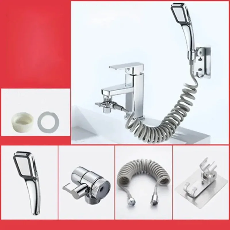 1set for 1/2 Inch Connection Shower Head Set Bathroom Face Wash Wash Sprayer Handheld (For Motorcycle Fans)