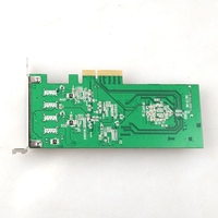 SZ 20Gbps PCIE to USB 3.0 Adapter 4 Independent Pass USB Expansion Cards with 15-PIN SATA Port Adapter for PC Desktop