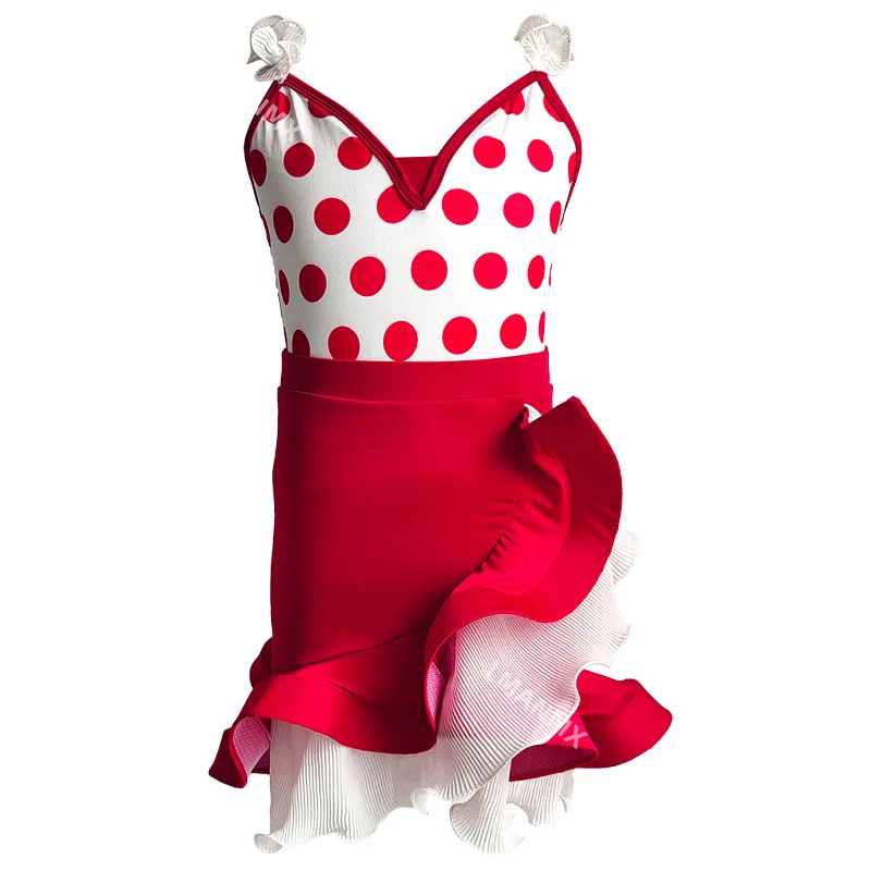 زي الرقص اللاتيني الجديد، زي التدريب النسائي للأطفال، زي أداء المنافسة المهنية