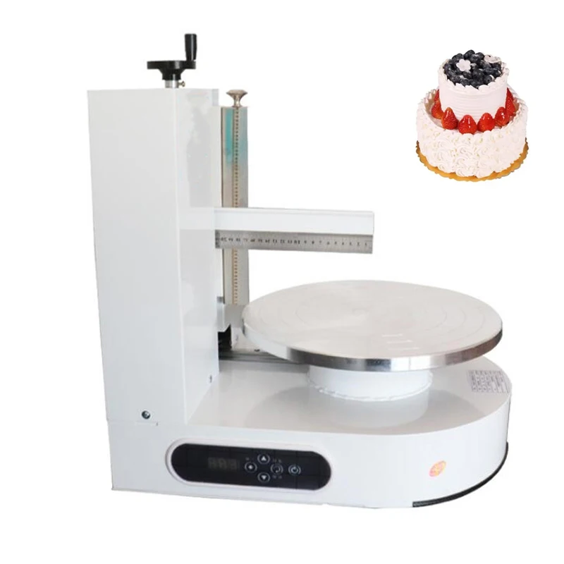 Commercial Cake Spreading Machine Automatic Wedding Cake Cream Spreading Cream Coating Filling Frosting Making Smearing Machine