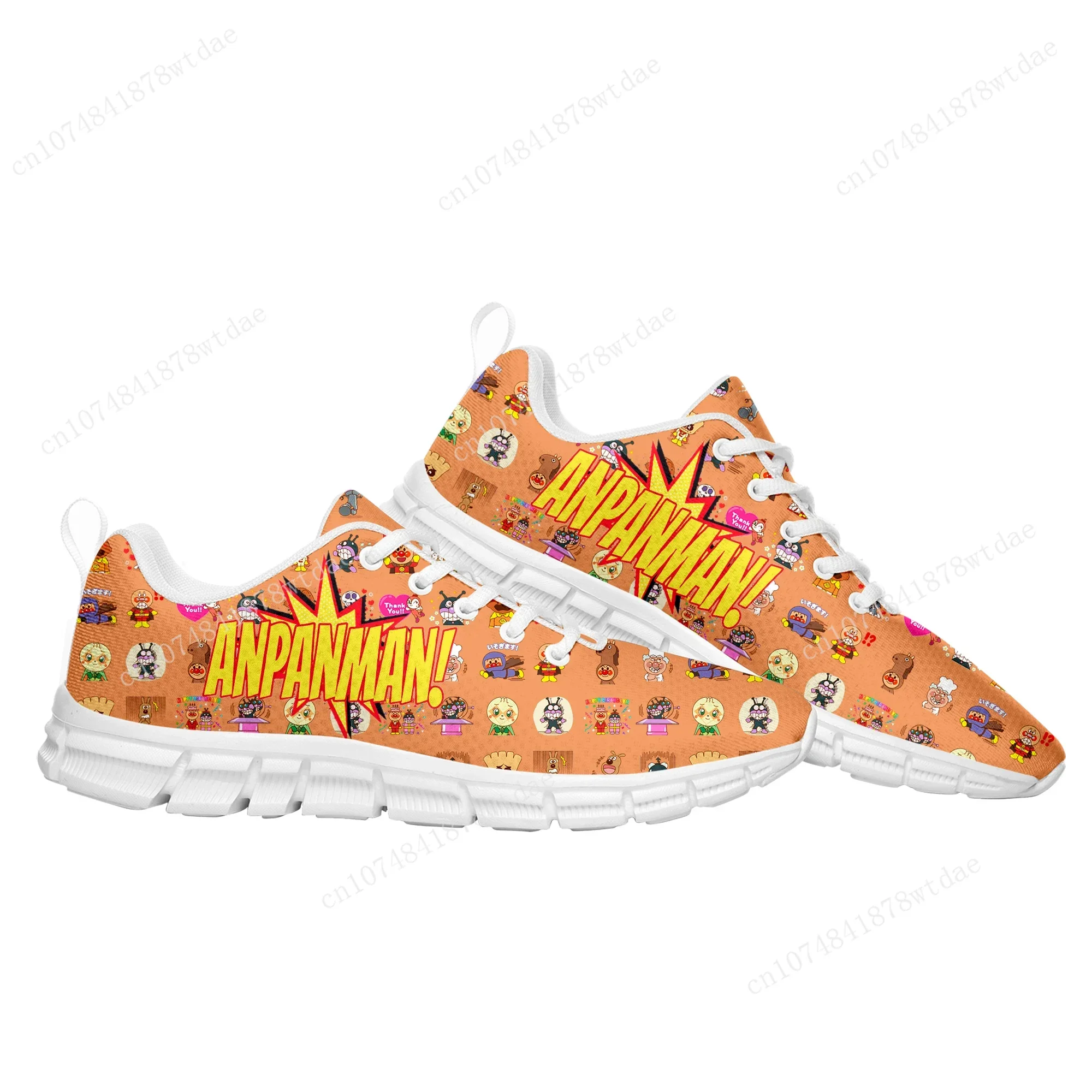 Anpanman Sports Shoes Mens Womens Teenager Kids Children Sneakers High Quality Japanese Anime Cartoon Sneaker Custom Shoes