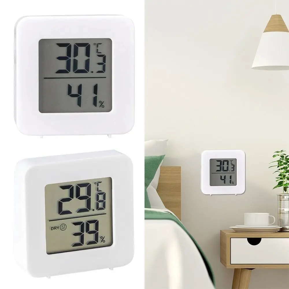 Portable LCD Digital Thermometer Mini High Accuracy Thermo-Hygrometer Professional Baby Room Hygrometer Household