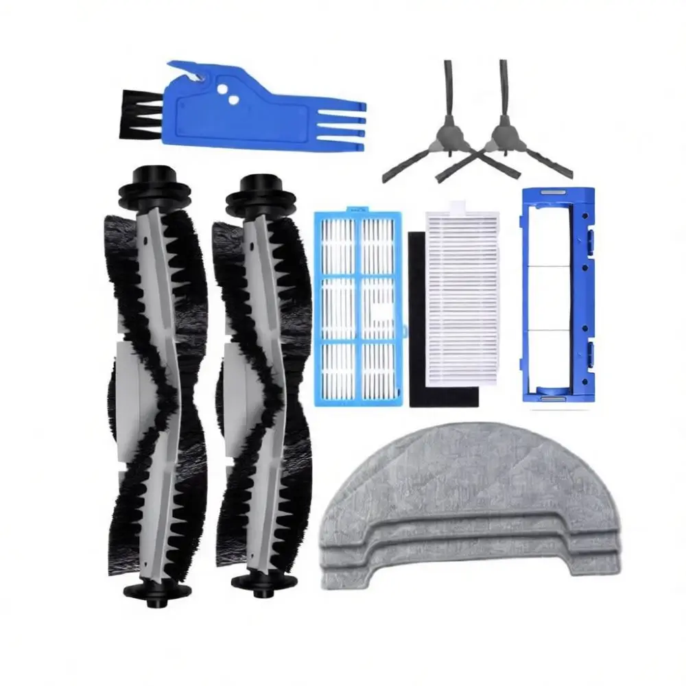 For DeenKee DK40 Robot Vacuum Cleaner Parts Kit Sweeper Roller Brush Side Brushes Hepa Filter Mop Cleaning Accessories