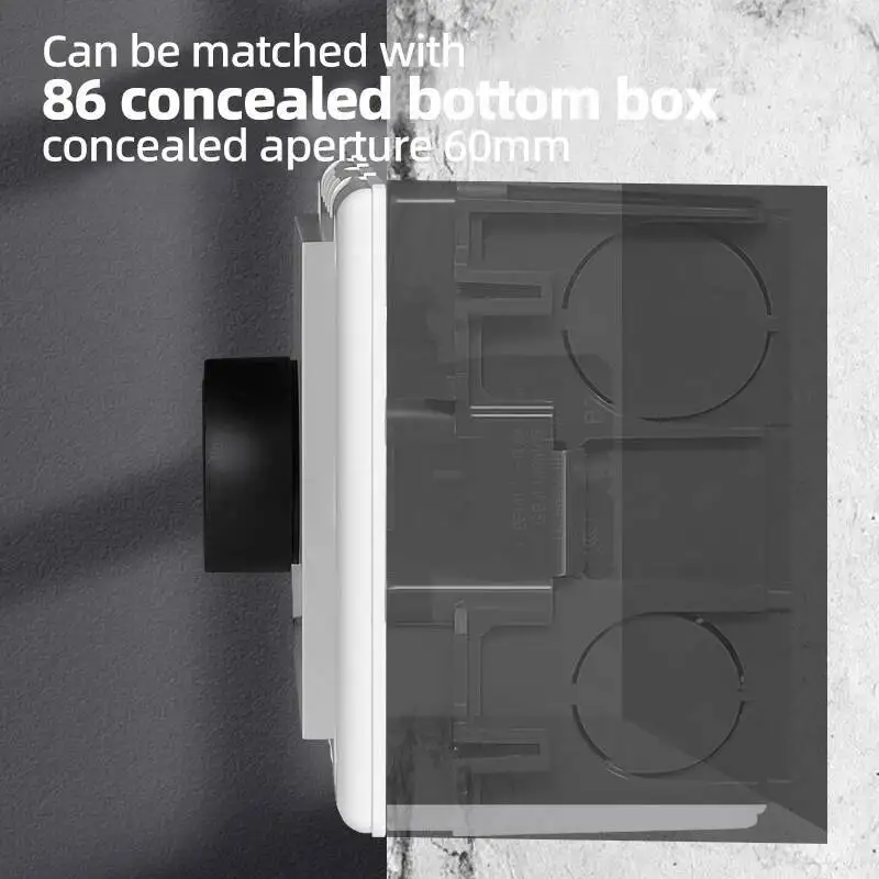 86x86 مللي متر مفتاح التحكم في الوصول لوحة مخفية شنت جرس الباب إعادة تعيين خروج صغير المجتمع زر الضغط يتعرض