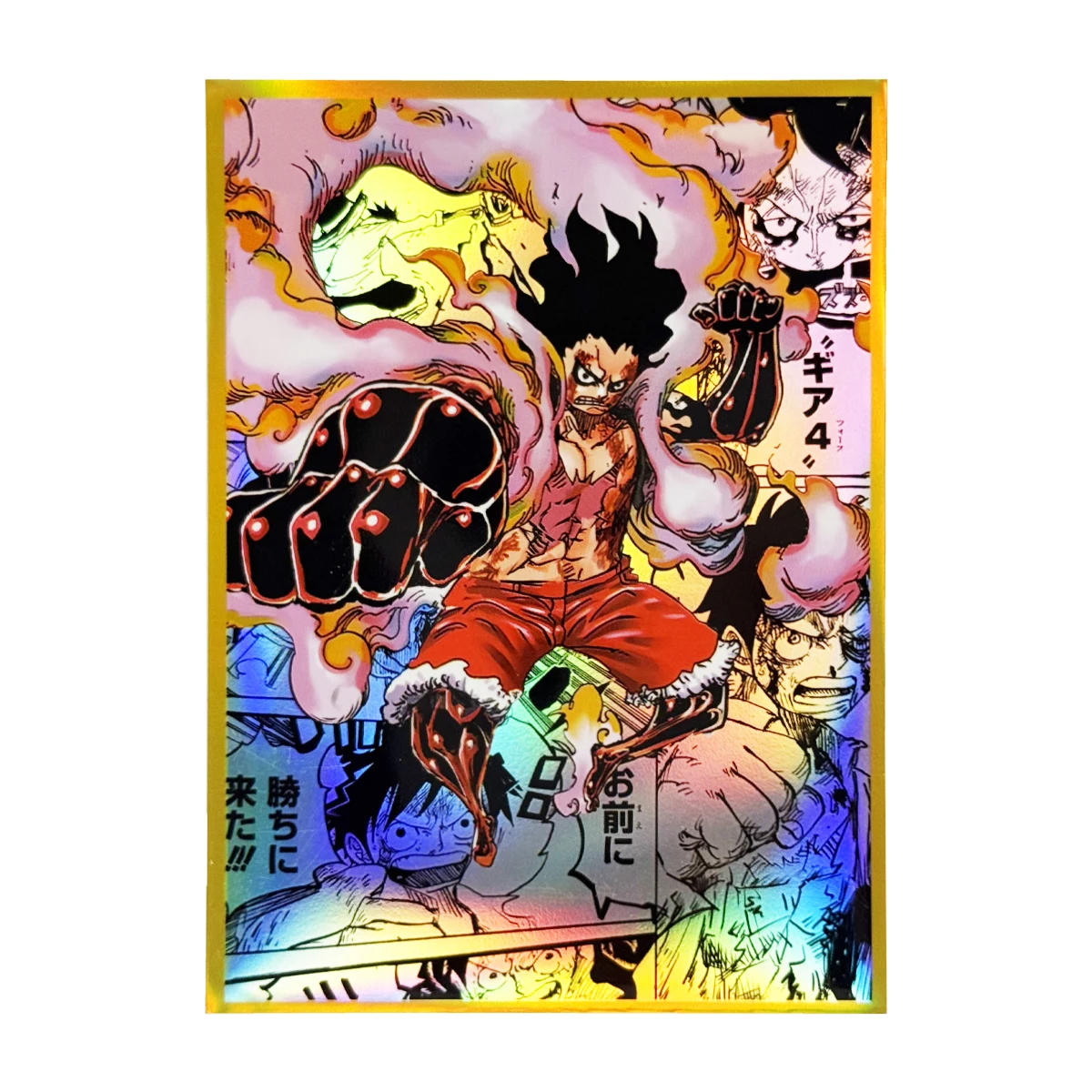 

60 шт. 67x 92 мм ONE PIECE Луффи голографический чехол для коллекционных карточек стандартного размера аниме наружные рукава для карт протекторы