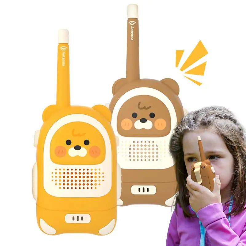 

Kids Walkie Talkies Rechargeable 2 Pcs Interphone Walkie Talkies Rechargeable Attractive Decorative Intercom Long Range Radio To