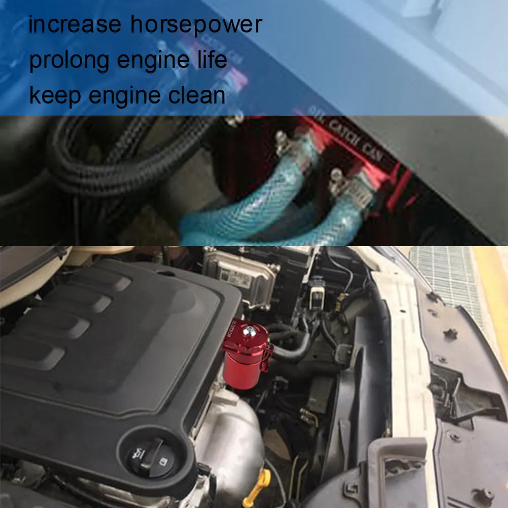 خزان عالمي لصيد الزيت مع فلتر للتنفس ، طقم خزان محير من الألومنيوم ، إكسسوارات سيارة ، ، ، من من من من من من من من #6