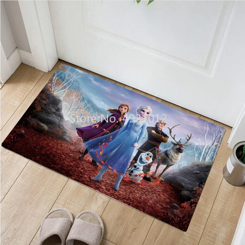 

Disney Frozen Elsa Magic Olaf Rug Blanket for Baby Kids Bedroom Living Room Carpet Non-slip Mat Home Floor Decoration