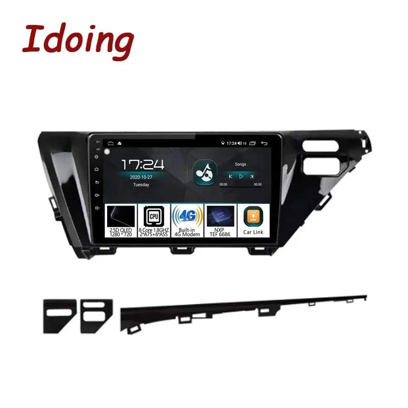 

Idoing 10.2"Android Car Radio Video Multimedia GPS Navi Player For Toyota Camry 8 XV 70 2017-2020 Navigation Head Unit No 2 din