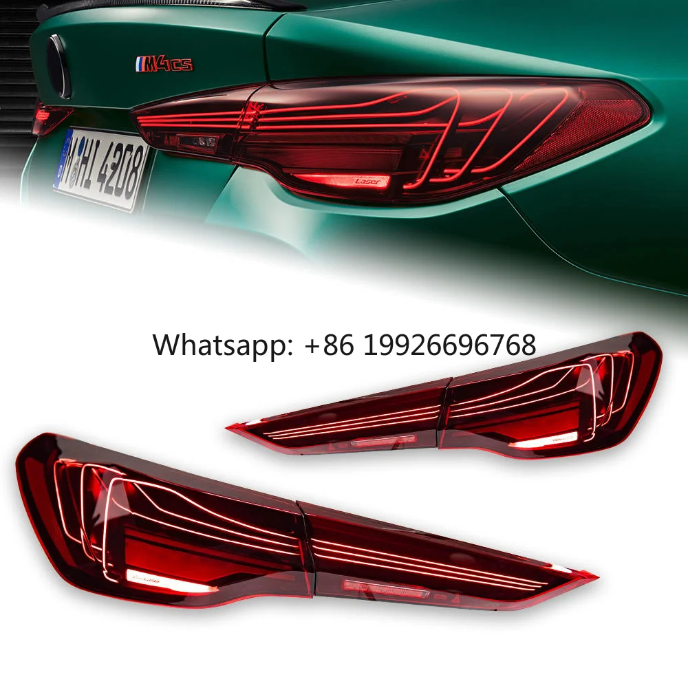 

Car Lights for BMW G22 LED Tail Lamp 2021-2023 G23 Laser Tail Light G82 G26 425i 430i Rear Trunk Stop Brake Dynamic Signal Auto