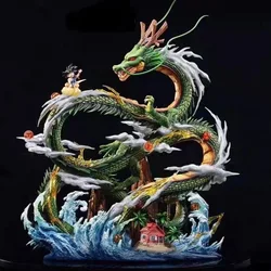 Anime Dragon Ball Z Shenron Figure with kid goku Figurine PVC Action figures GK Statue DBZ Shenlong Collectible Model Toys Gifts