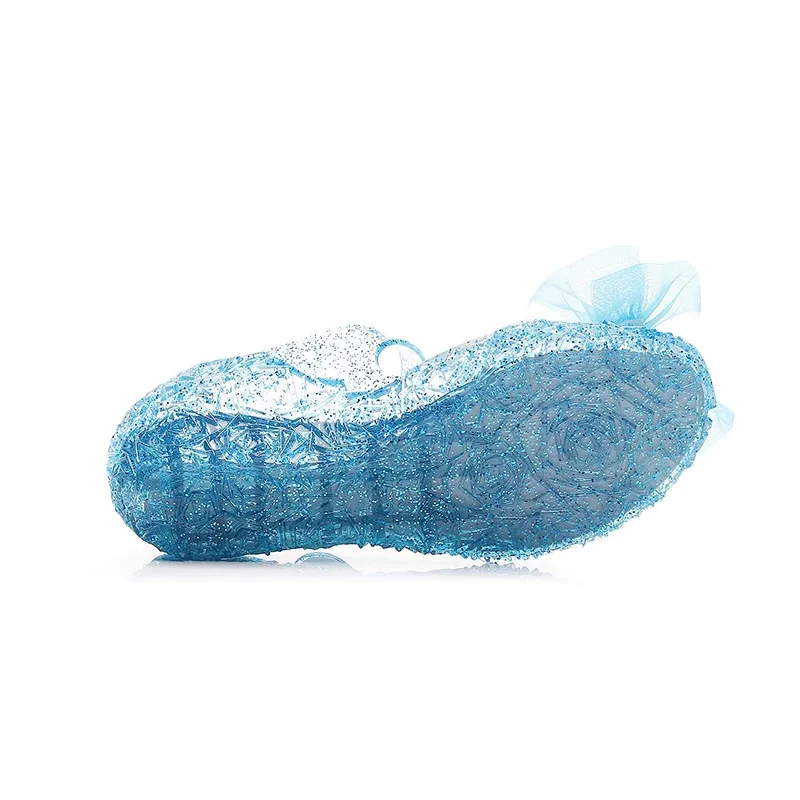 A888A888Children القوس لامعة الأميرة الصنادل للفتيات أطفال عيد الميلاد ملكة الثلج إلسا النوم الجمال أورورا حورية البحر HighB666 @!