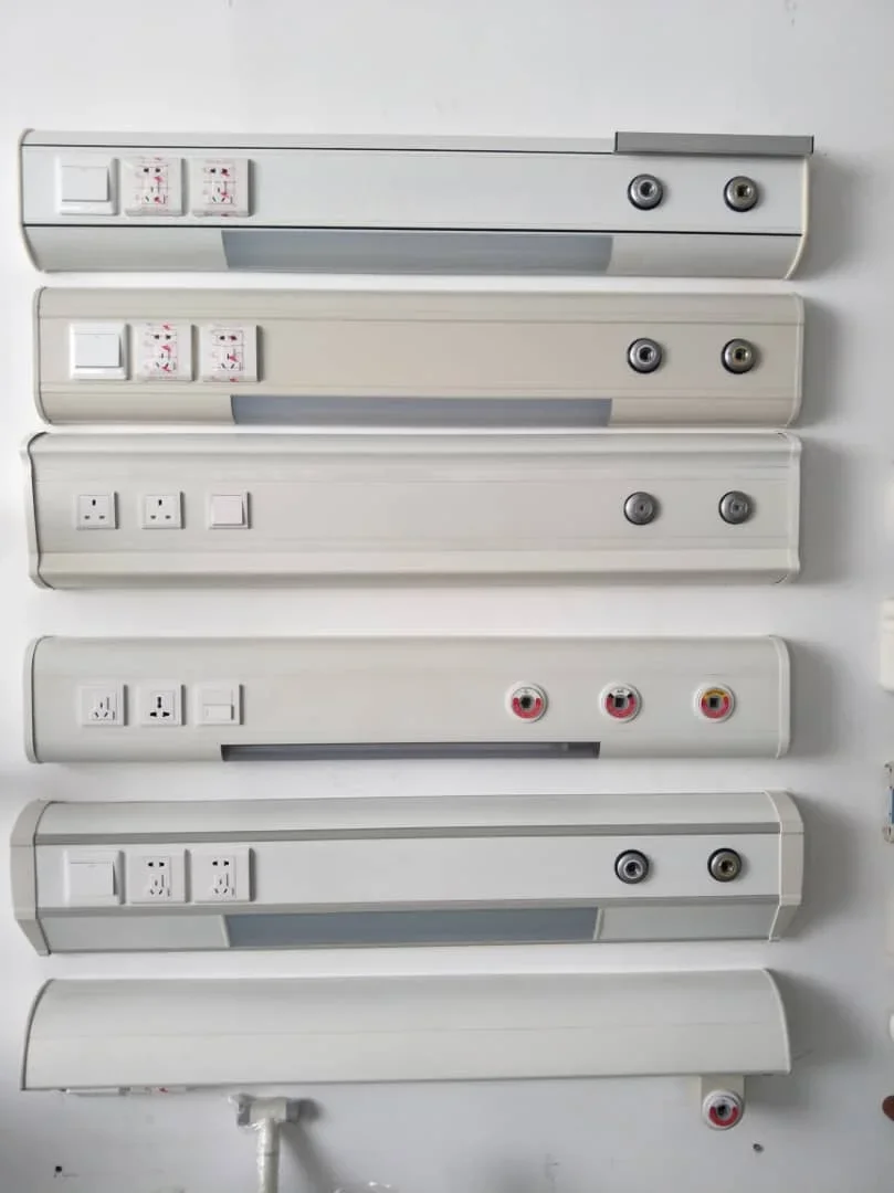 Manufacturer Medical Use Patient Bed Console Panel ICU HEAD BED PANEL Bed Head Unit for Medical Gas Pipeline Distribution Factor