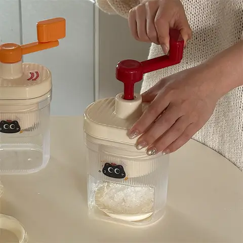 घरेलू छोटे आकार के हाथ से चलने वाले स्मूथी बनाने की मशीन, रसोई के लिए हाथ से बनाई गई बर्फ तोड़ने वाली मशीन, बर्फ कोल्हू, मैनुअल बर्फ कोल्हू 10 best sales बर्फ तोड़ने वाला - №9