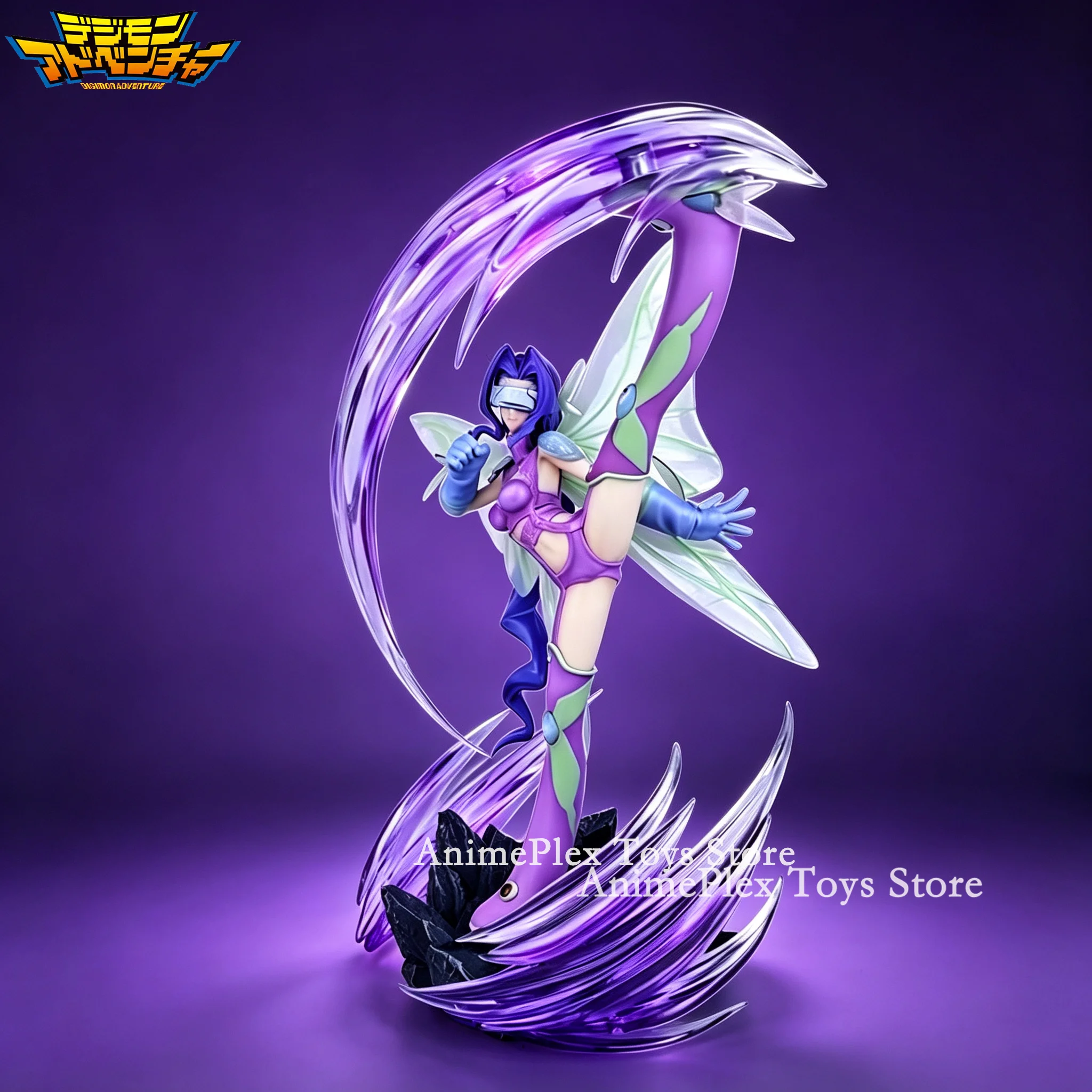 

21.5cm/8.46in Digimon Adventure Fairimon Anime Figure PVC Statue Model Office Decor Collection Toy Birthday Gift
