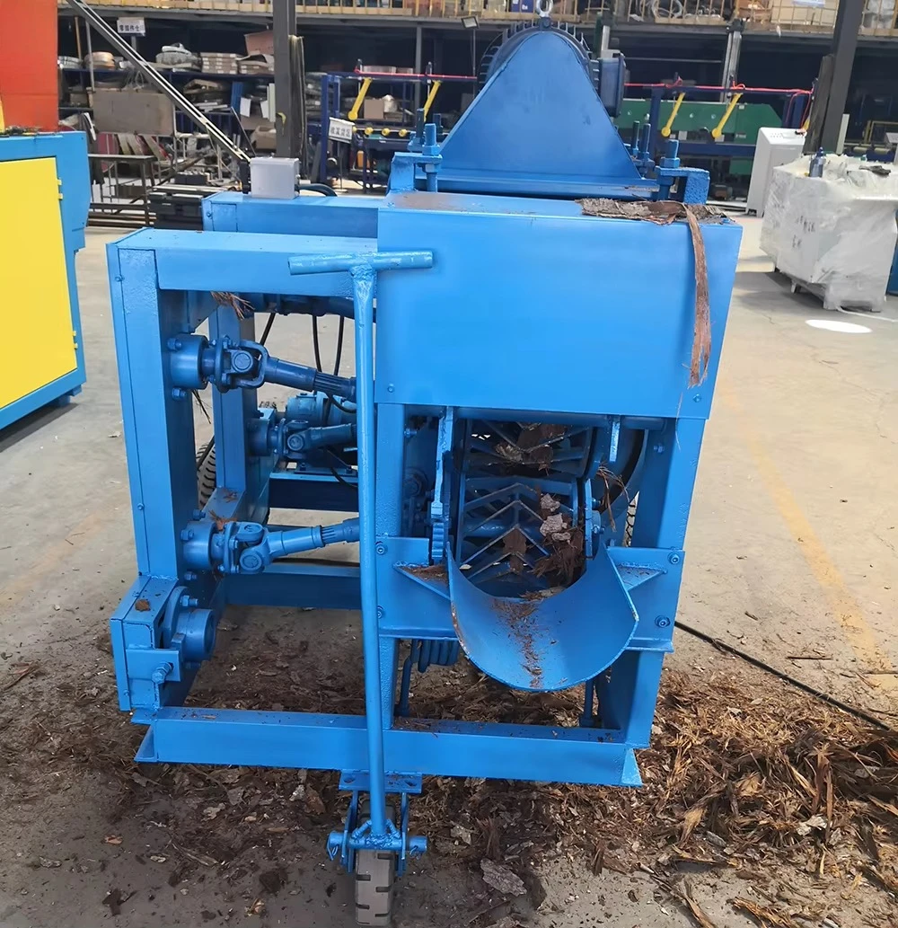 Low power consumption automatic wood peeling tree peeling machine