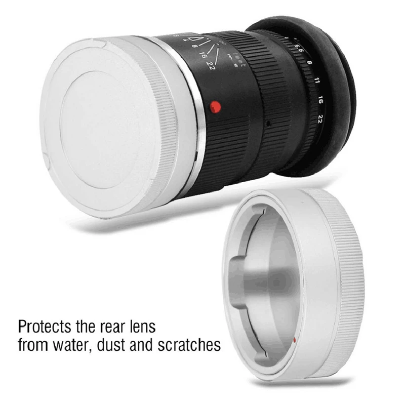 For Leica LM VM ZM Port Metal Multifunctional Portable Convenient Security Lens Back Cover Accessories Silver