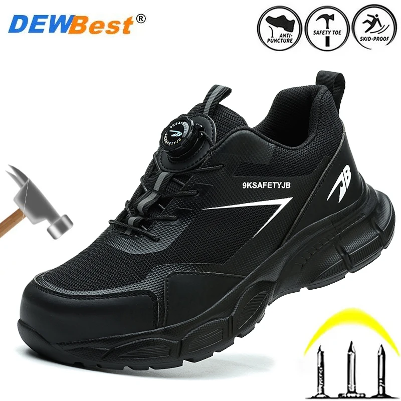 Fashionable and comfortable site construction insulated casual shoes protection safety anti-smash anti-puncture shoes