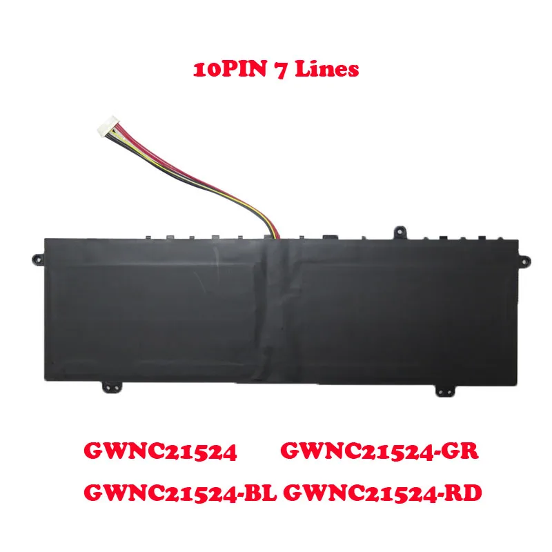 Laptop Battery For Gateway GWNC21524 GWNC21524-GR GWNC21524-BL GWNC21524-RD 5000mAh 38Wh 7.6V 10PIN 7Lines New