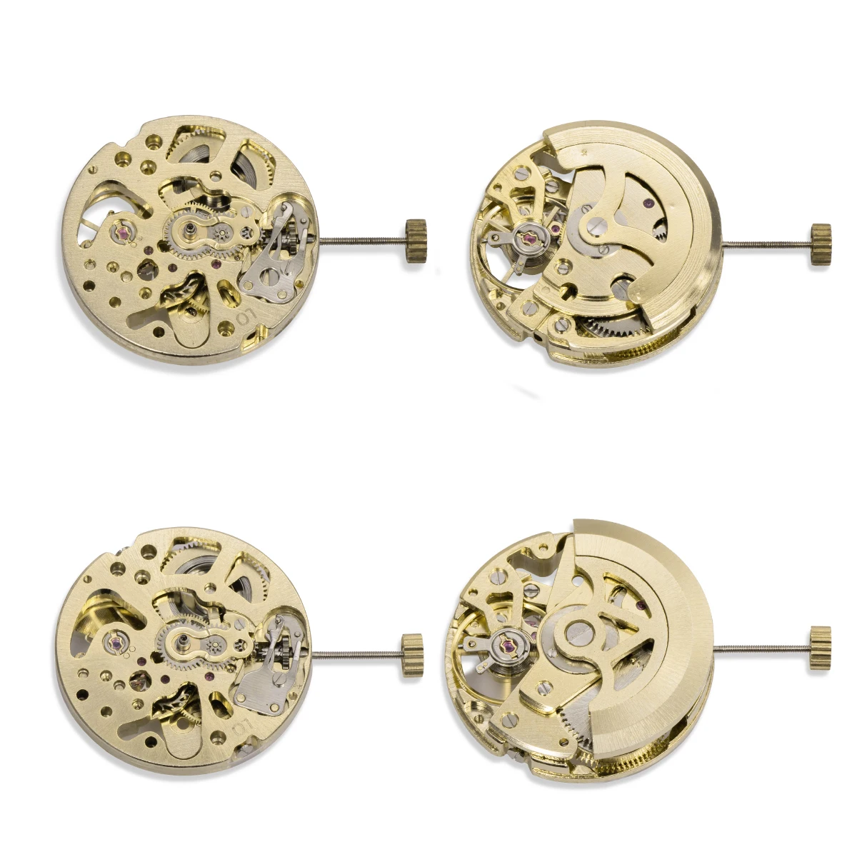 27mm Watch Movement 21/23 Jewels Automatic Mechanical Movement Adjustment Pendulum Watch 3 Hands Movement Replace