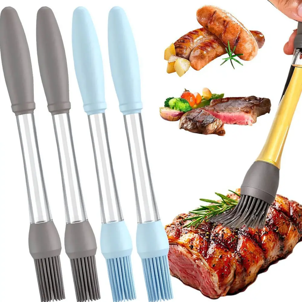 Kitchen Pastry Brush Set Silicone Basting Tool For Cooking Baking BBQ Grill Sauce Oil Spreader Nonstick Easy Clean Gadget