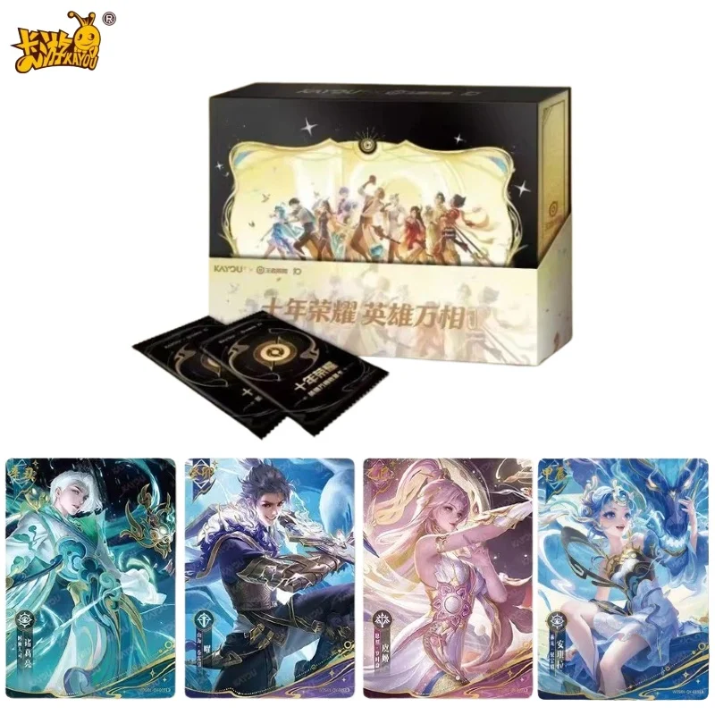Kayou Honor of Kings Hero Wanxiang Cards Zhuge Liang Chibi Character Card 10th Anniversary Limited Collection Blind Box Toy