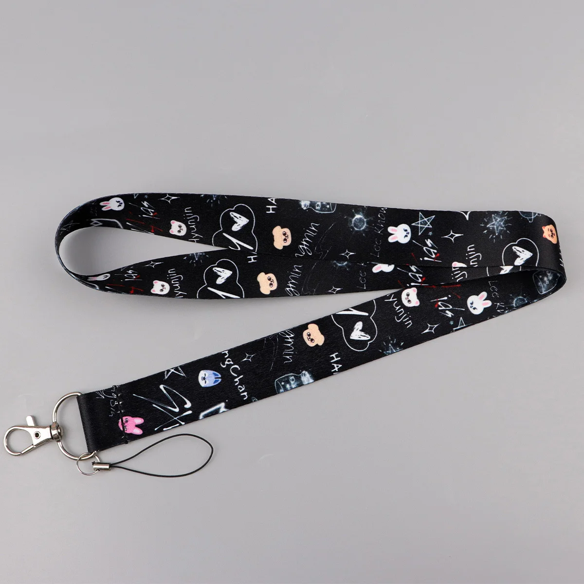 Cute Cartoon Animals Lanyard Neck Strap Keychain ID Card Cover Badge Holder Mobile Phone Hang Rope Keyring Accessories Gifts