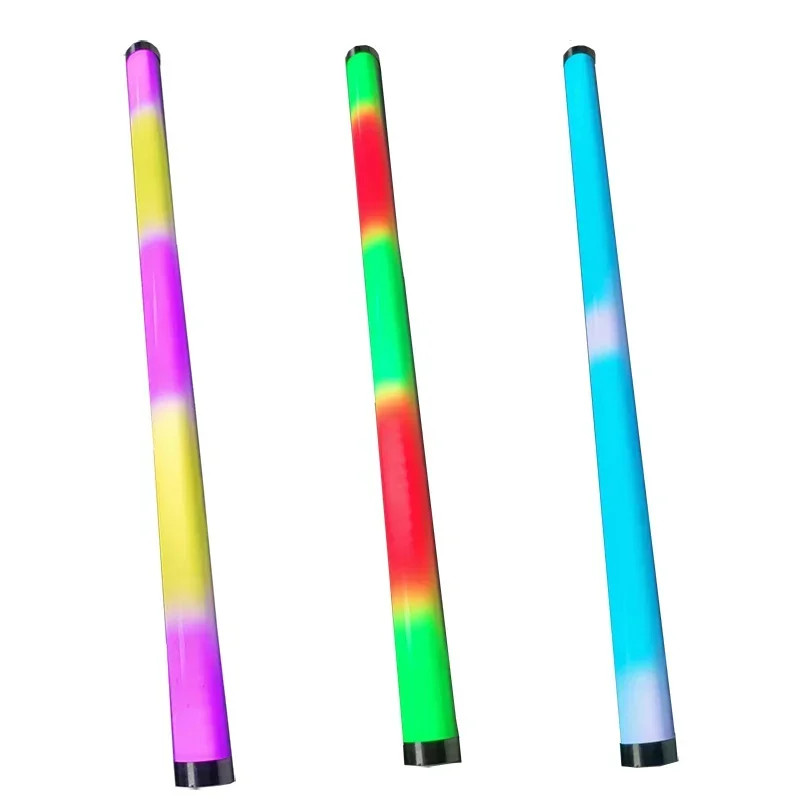 Outdoor battery led tube light RGB 128 * 0.25W waterproof stage light DMX512
