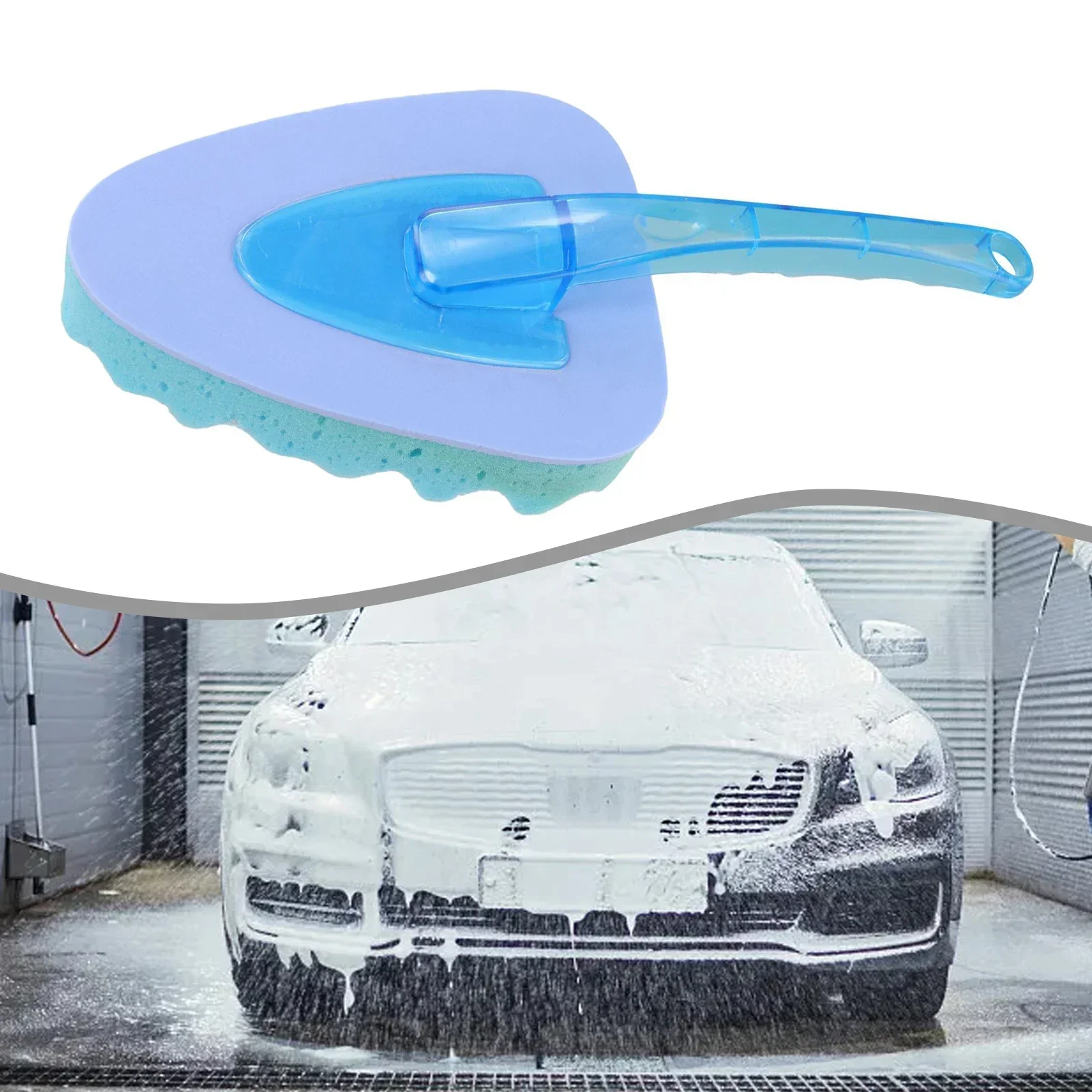 Brush Car Wash Brush Easy To Install ABS+EVA Material Anti-corrosion Easy To Use Non-deformation Wear-resistant