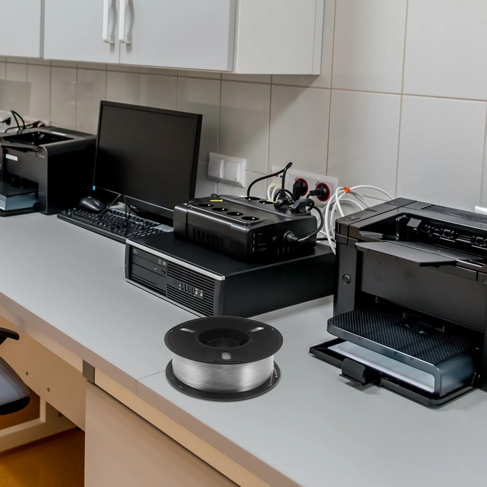 1 Roll 1.75Mm Petg Filament 75Mm Diameter Transparent Printer Filament High Strength For 3D Printing Projects 3D Printer