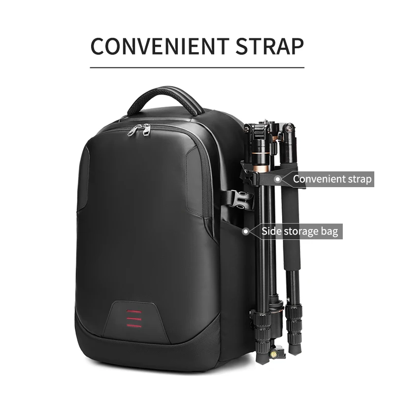 Men travel Professional SLR camera backpack With tripod bracket Detachable into a  40L travel waterproof 16 inch Laptop Backpack