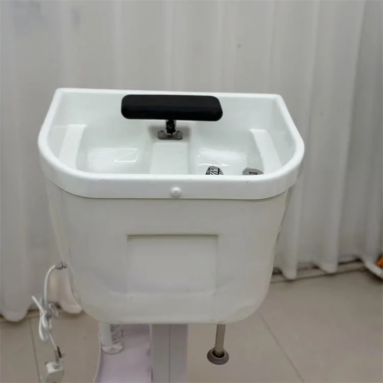 Yicheng          Professional Movable          Salon Shampoo Basin Hair Washing Bed Accessories Mobile Shampoo Basin For Sale