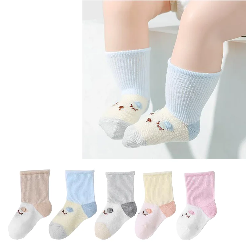 

3Pair/lot New Baby Summer Thin Cartoon Socks