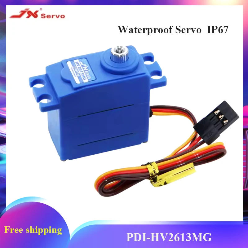 JX Servo PDI-HV2613MG 13KG 0.11s/60° Micro Coreless Digital Servo - Full Aluminum Case for RC Helicopter & Crawler