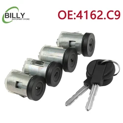 4162.C9 4162C9 Barrel Door Lock Keys 9170.AY 4162.L0 4162.PA for Citroen Jumpy Fiat Scudo Peugeot Expert 1995 -2006 Lancia Zeta