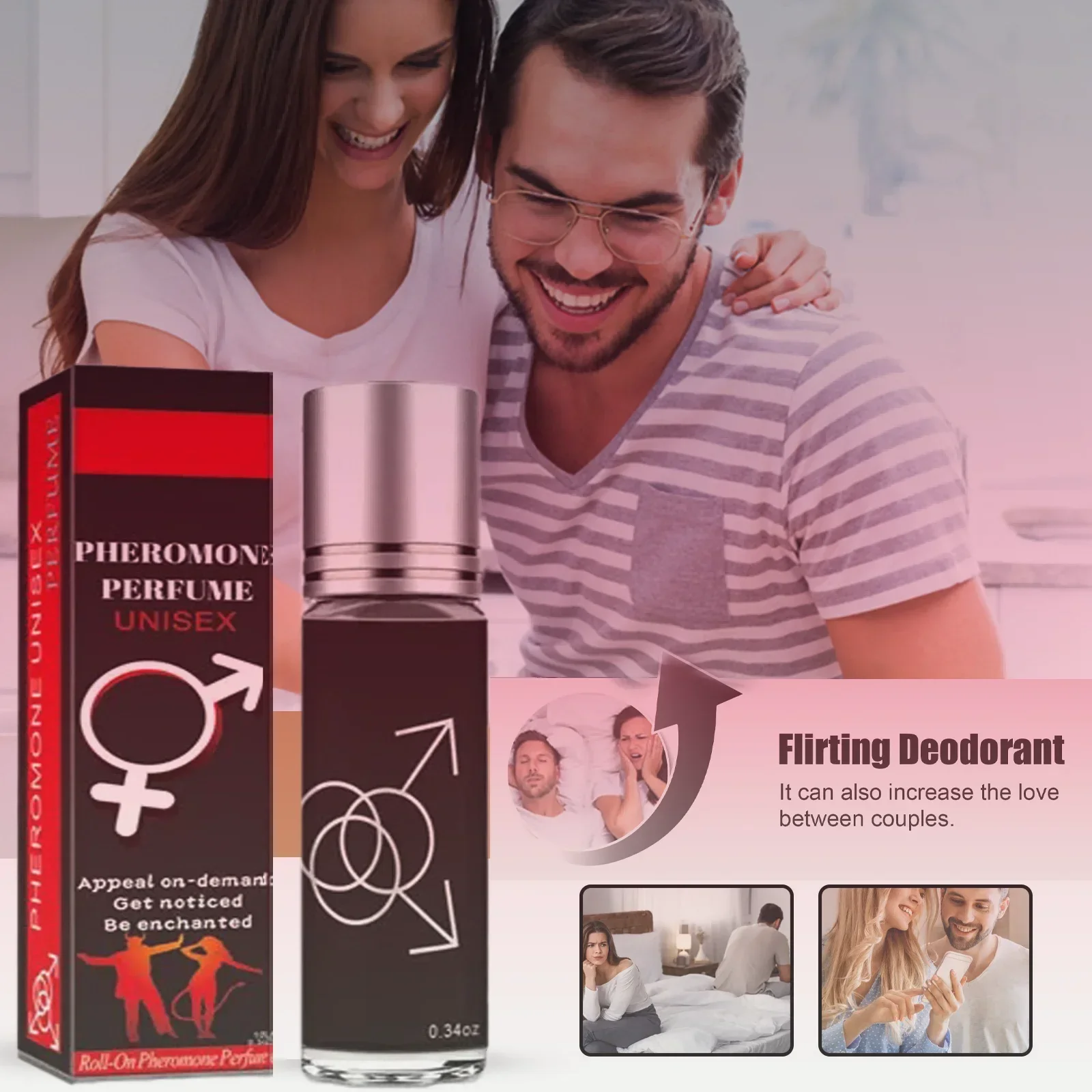 Pheromone parfum Pria Wanita, parfum intim pasangan menggoda wangi tubuh aroma