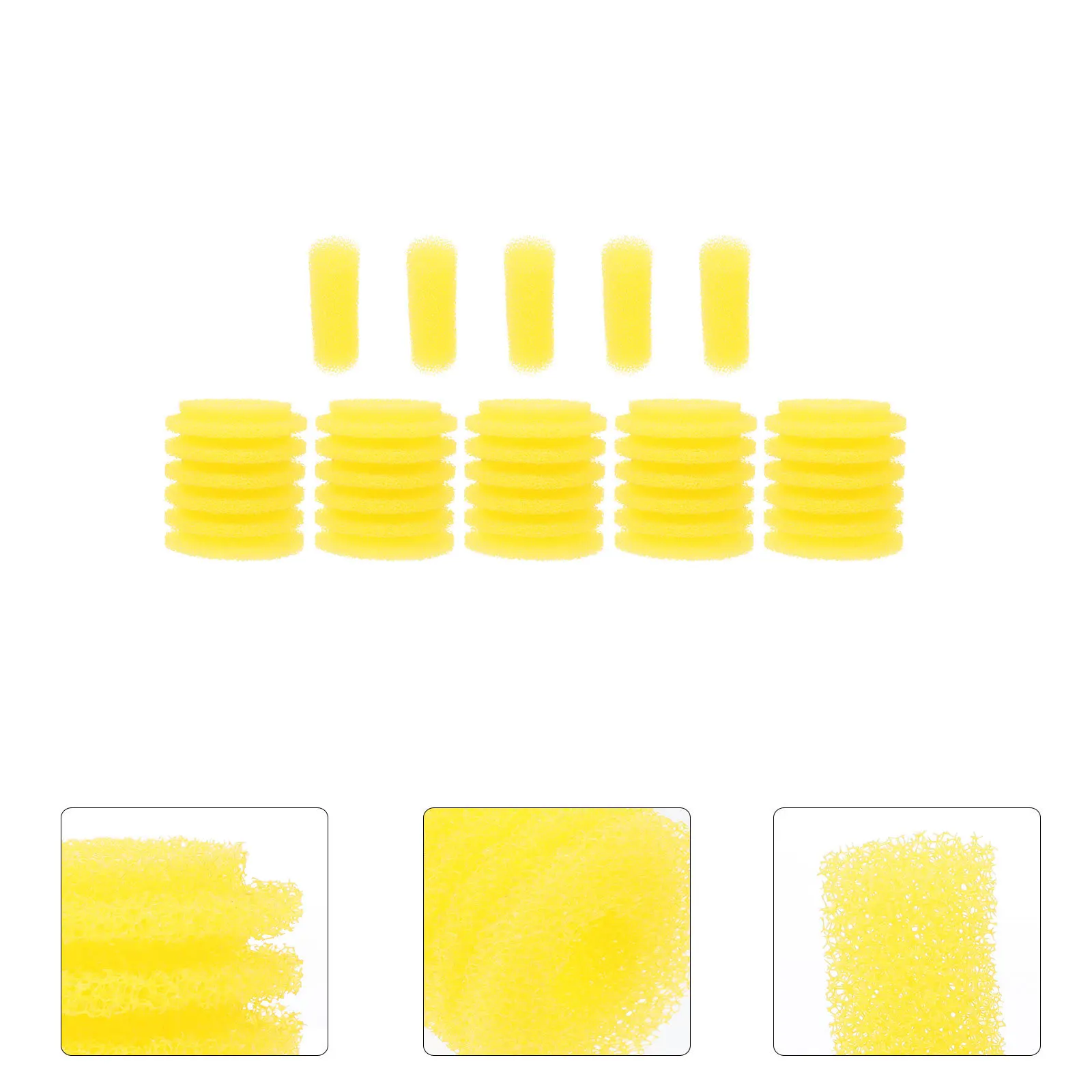 

5pcs Filter Replaceable Aquarium Sponge Built-In Pre-Filter Sponge For Fish Tank Freshwater Saltwater High Efficiency Filtration