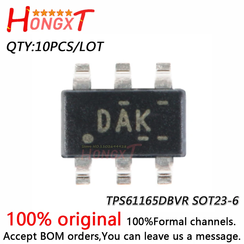 10PCS 100% NEW TPS61165DBVR SOT23-6.Chipset