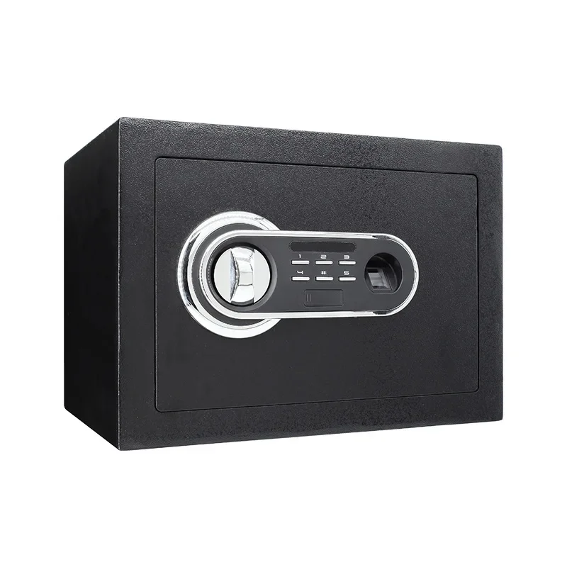 Anti Theft Office Commercial Fingerprint Safe Hotel Small Safe Deposit Box Fingerprint Unlocking Solid Steel Plate