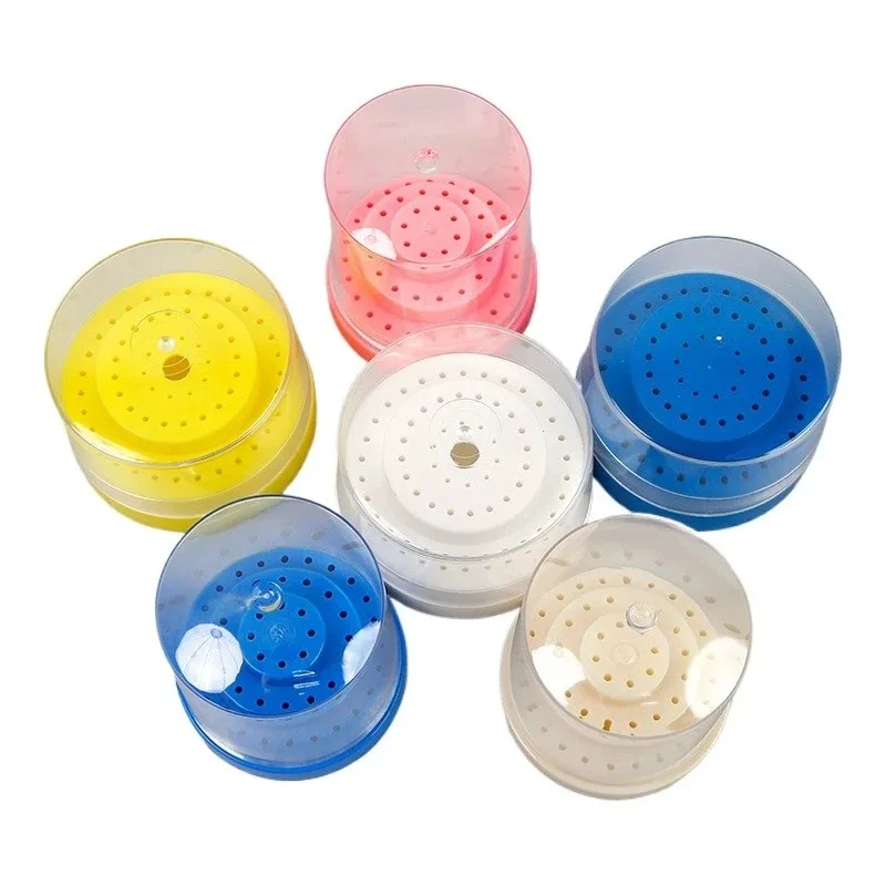 48/60 Hole Low-speed Needle Box Disinfection Box Needle Holder Circular Needle Boxs Root Canal File Placement Tool Storage Boxss