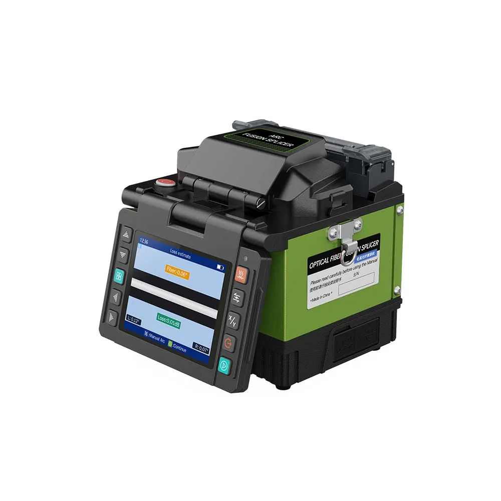 MXT Komshine Ex39 Mini Fiber Fttx Fusion Splicer/آلة الربط/لحام محمول 0.01db Active Clad Alignment4