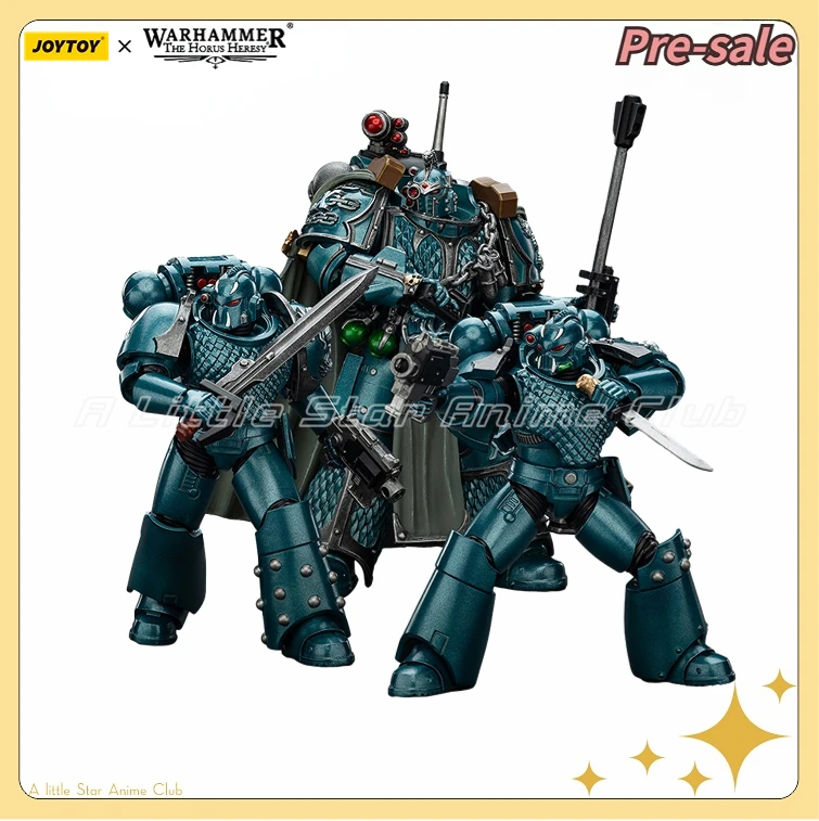 

【Предпродажа】Оригинальная фигурка JOYTOY Warhammer The Horus Heresy 1/18 Alpha Legion Trio, аниме-фигурка, модель, коллекция игрушек