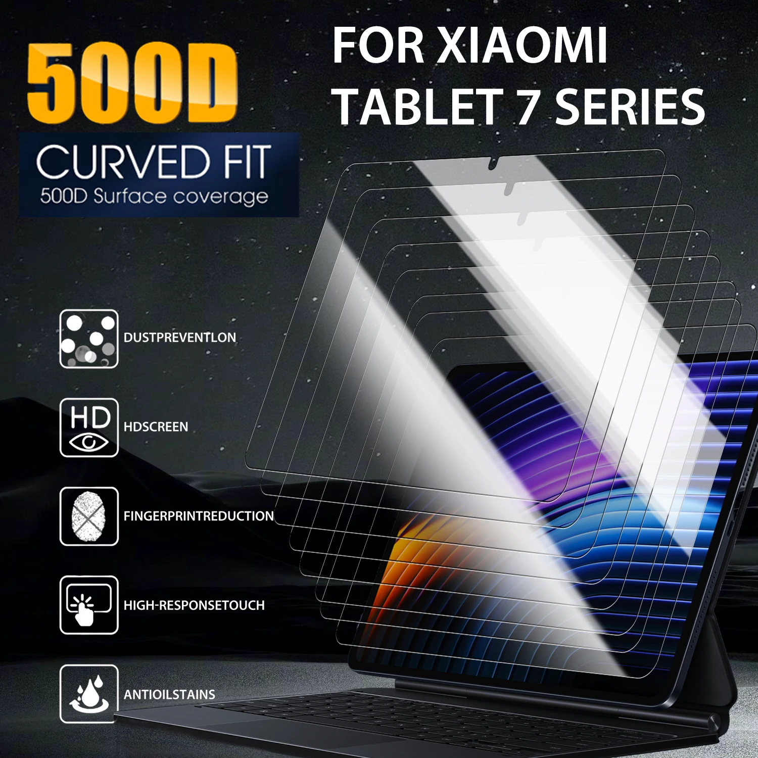 

Защитная пленка для экрана планшета Xiaomi Pad 7 7S Pro 9H, защитная пленка из закаленного стекла, чехол для Mi Pad 7 7Pro, аксессуары