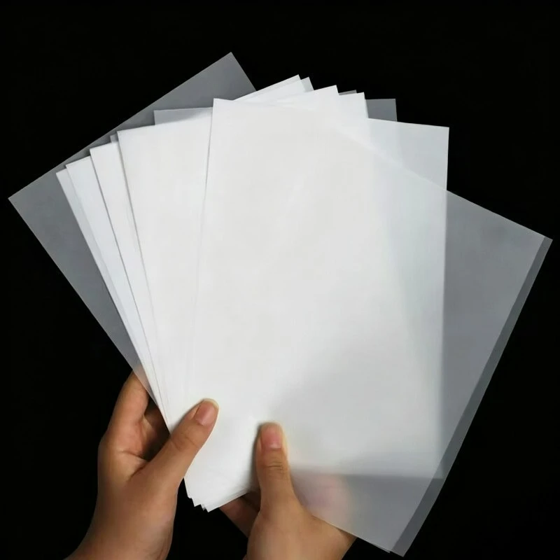 1/50Pcs Translucent Shrink Plastic Sheets Handmade Keychains Crafts Sheets Blank Seal Films Shrink Plastic Shrink Film Decor