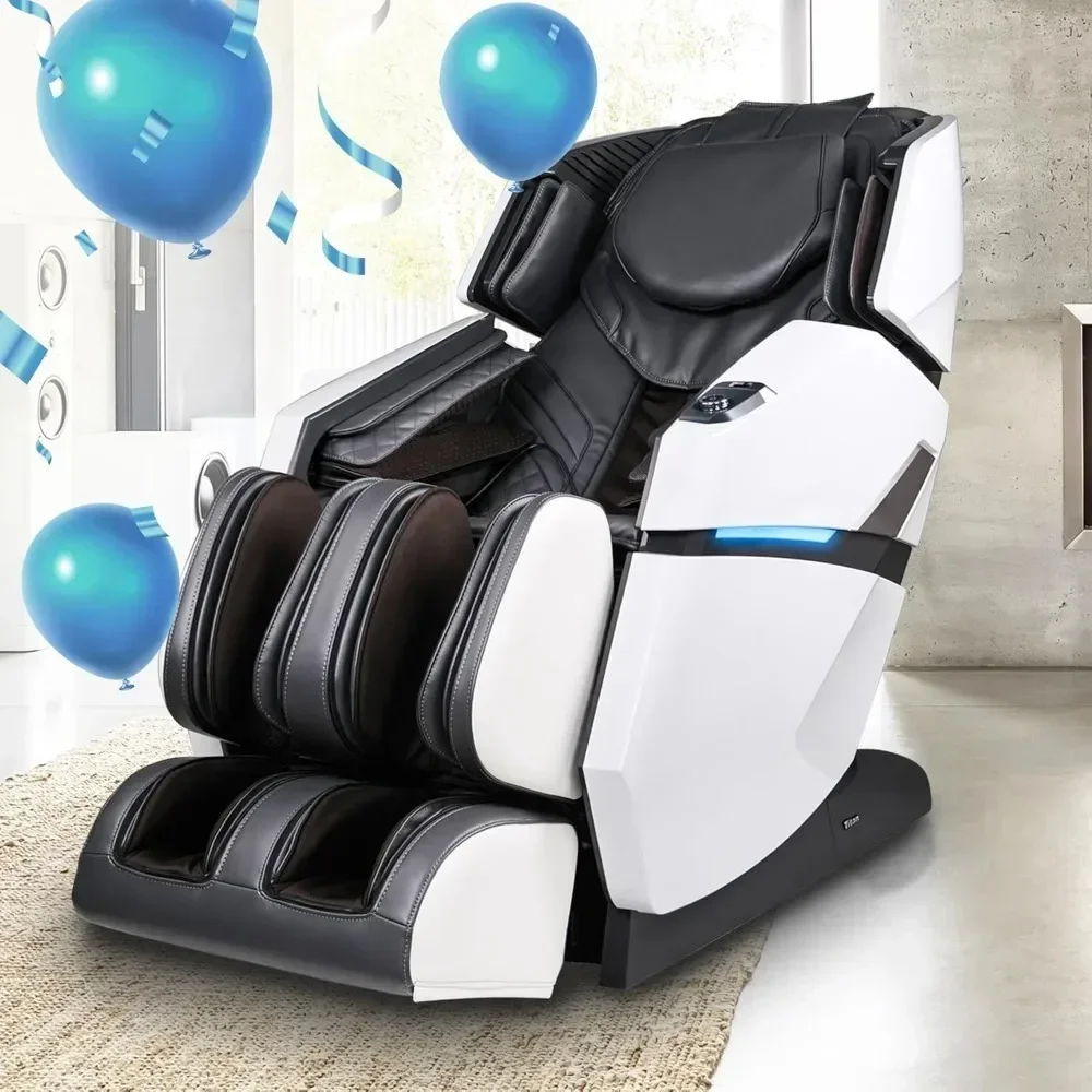 Massage Chair , Zero Gravity Full Body Massage Chair, Lumbar & Calf Heating, Bluetooth Speaker, Full Body Airbag Compression