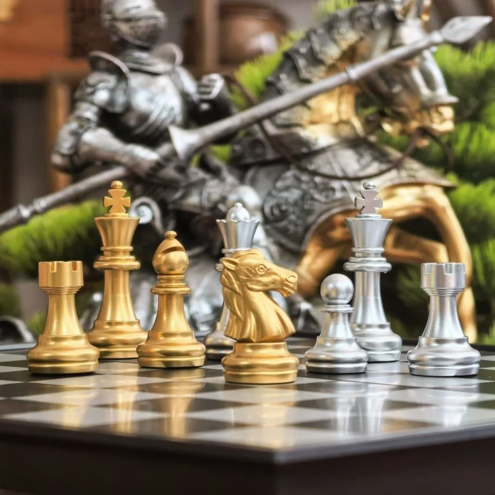 

Universal 25/32cm Chessboard Magnetic Chess Set Folding Magnet Travel Board Game Set Portable Plastic English Chess Outdoor