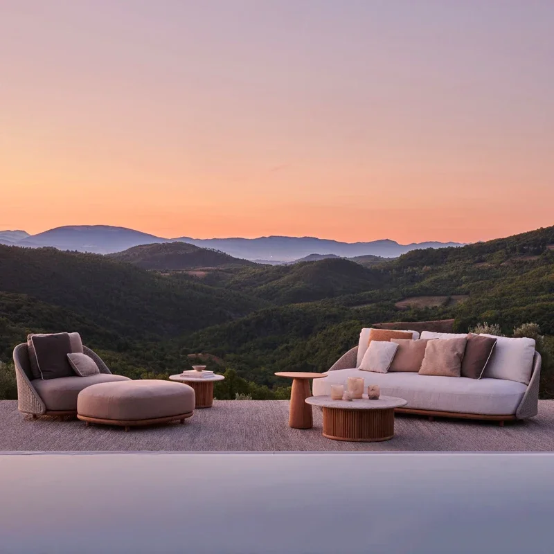 

ZQDZ уличный диван, двор, терраса, открытый сад под открытым небом, отдых из ротанга, отель, водонепроницаемый солнцезащитный крем, диван, кресло, мебель