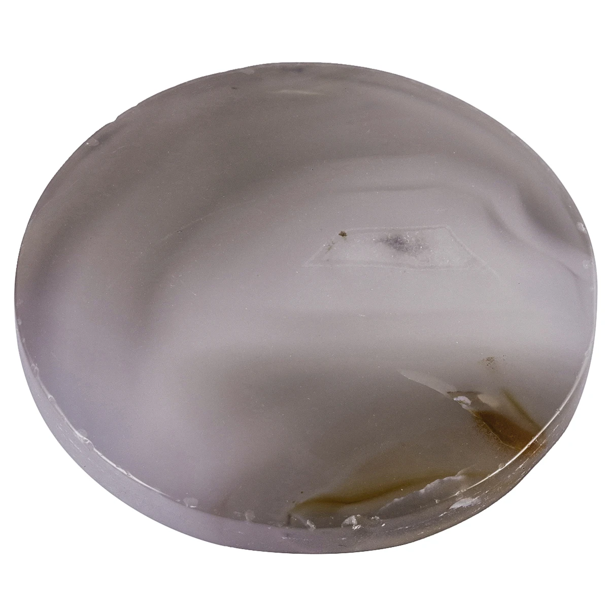 Round Agate Light Table Slices, Polished Agate Slices Stone Slab For Wedding Namecards Place Cards