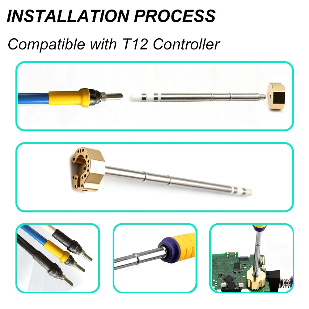T12 3D Joystick Desoldering Tip for Joystick Repair Tools Compatible with Xbox PS4 PS5 Switch Pro - Electronics Disassembl - view 5