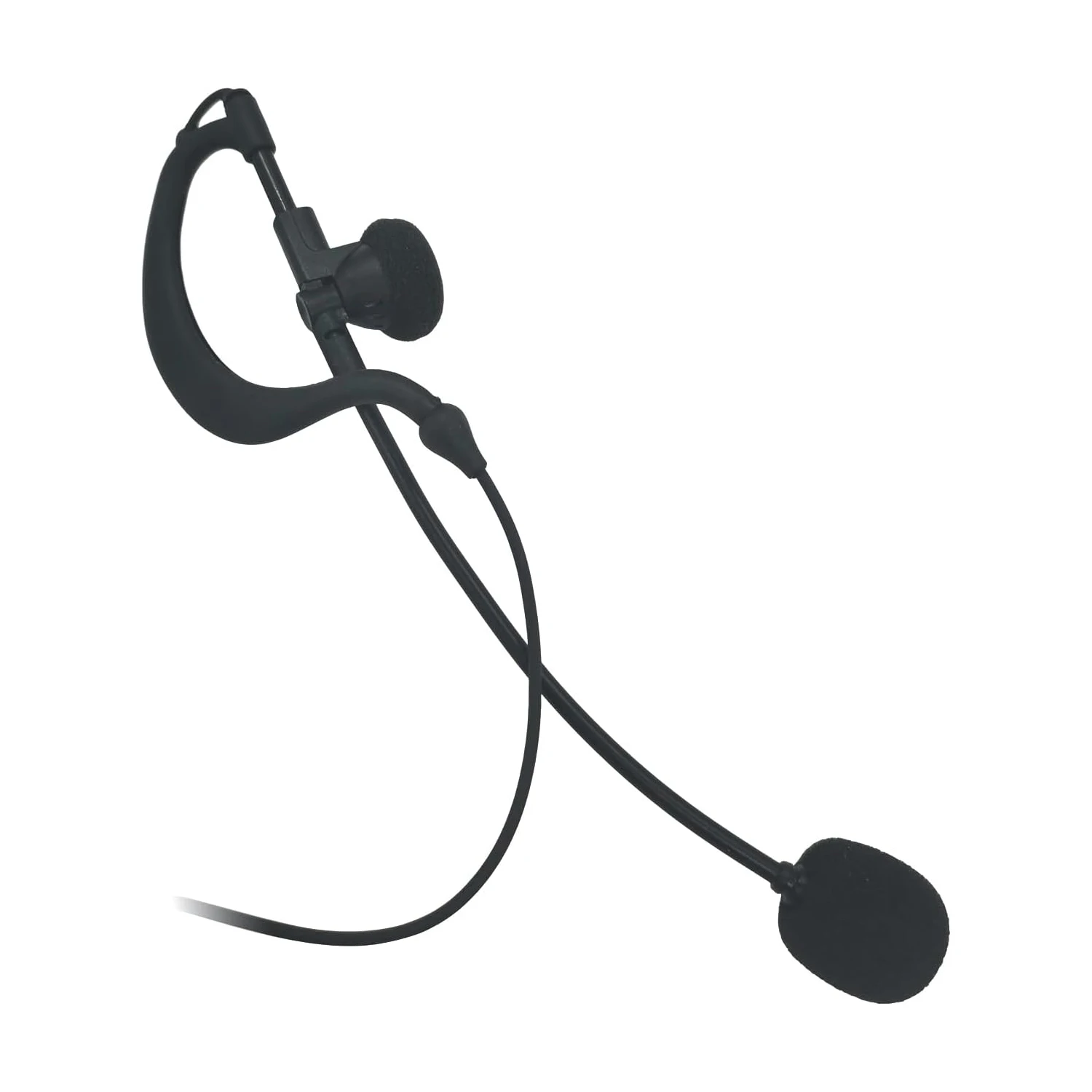 EJEAS V6C PRO/V4C Plus 3.5Mm Earpiece Berkabel Telinga Gantung Headset Sepak Bola Headphone Pelatihan Wasit Aksesori Interfon Wasit